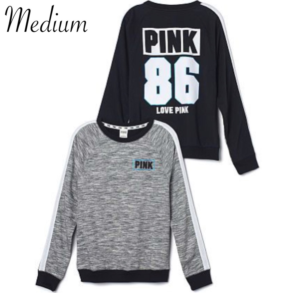 SOLD Victoria Secret Pink Crew - Picture 1 of 8